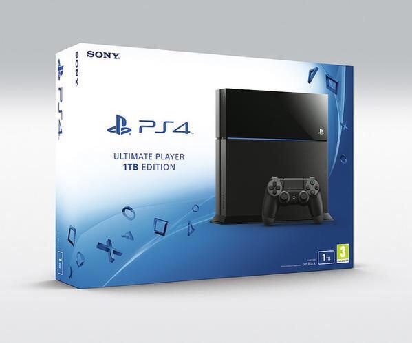 PlayStation 4 Ultimate Player Edition เพิ่มความจุเริ่มต้นเป็น 1TB